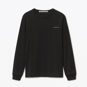 ALEXANDER WANG | unisex long sleeve tee in high twist jersey shirt
